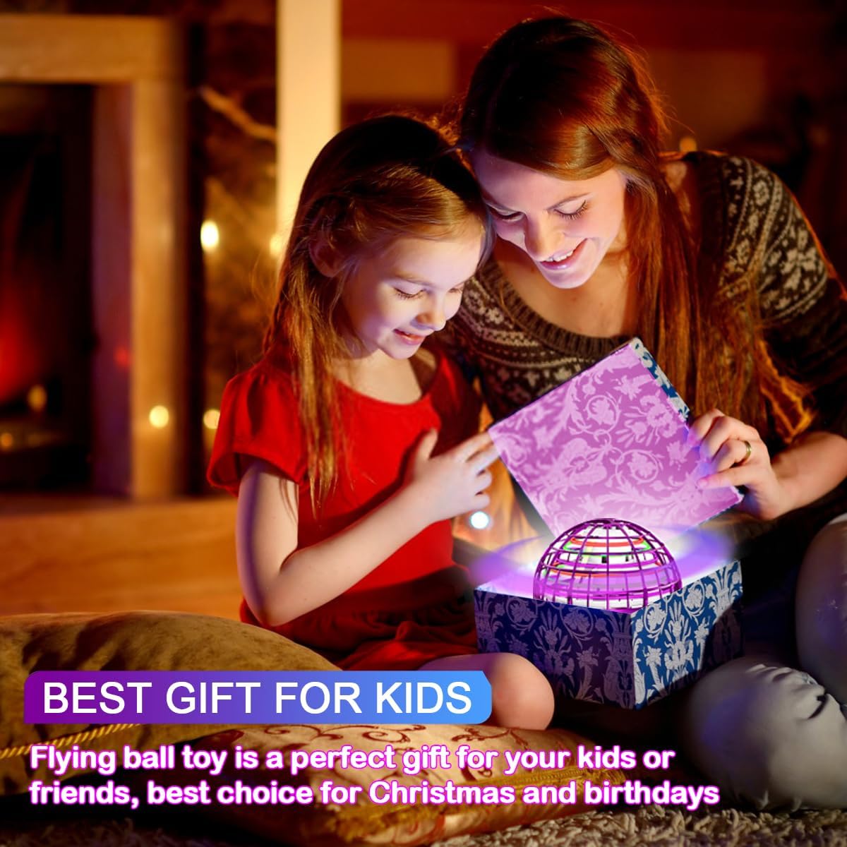Magic floating spinner ball
