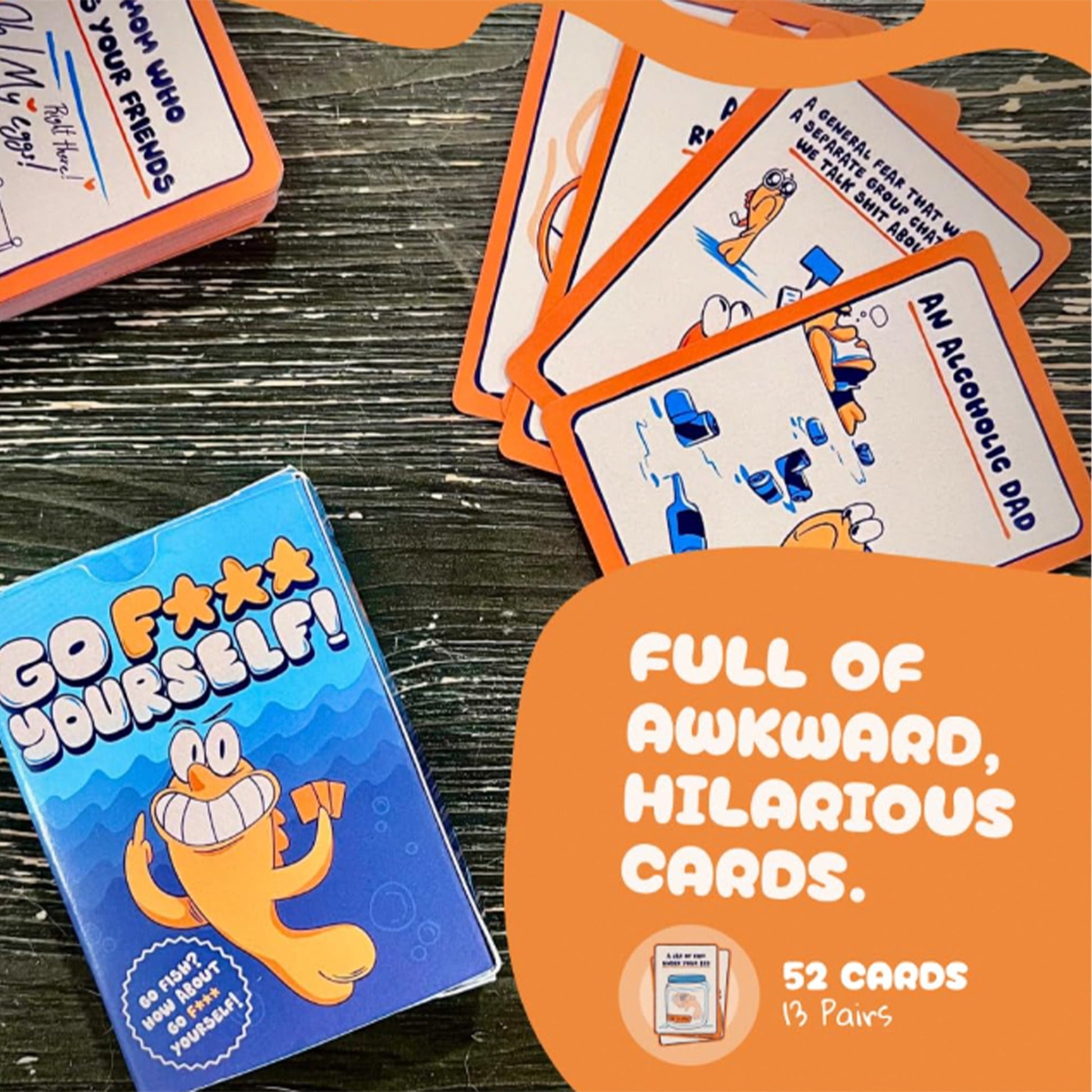 Go F Yourself — card examples from the deck