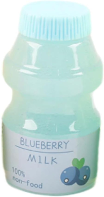 Green clear strawberry jelly slime