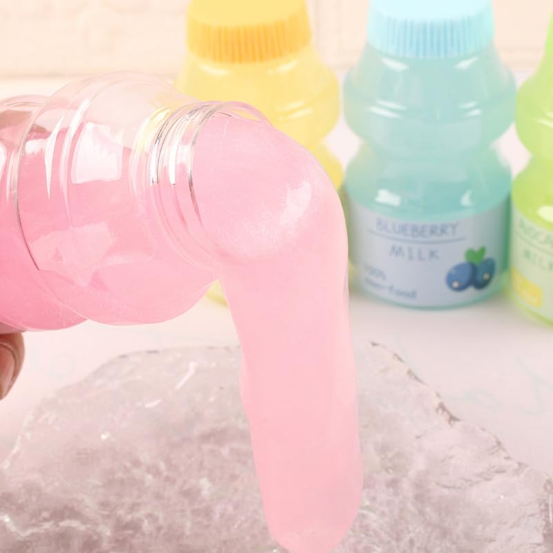 Pink stress relief slime