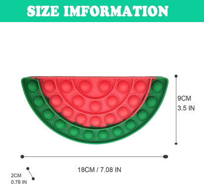 Silicone avocado pop toy
