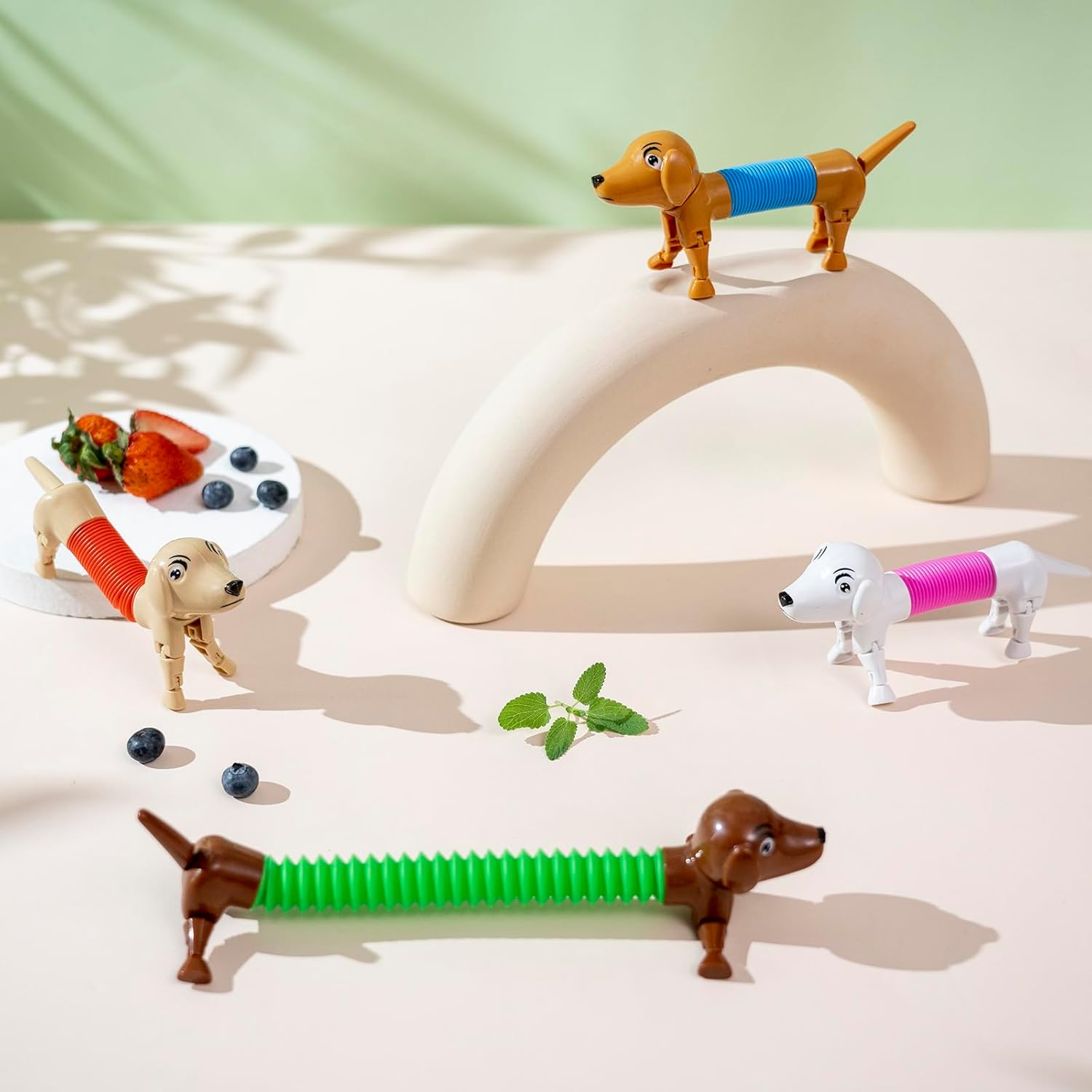 Mechanical dog sensory tube
