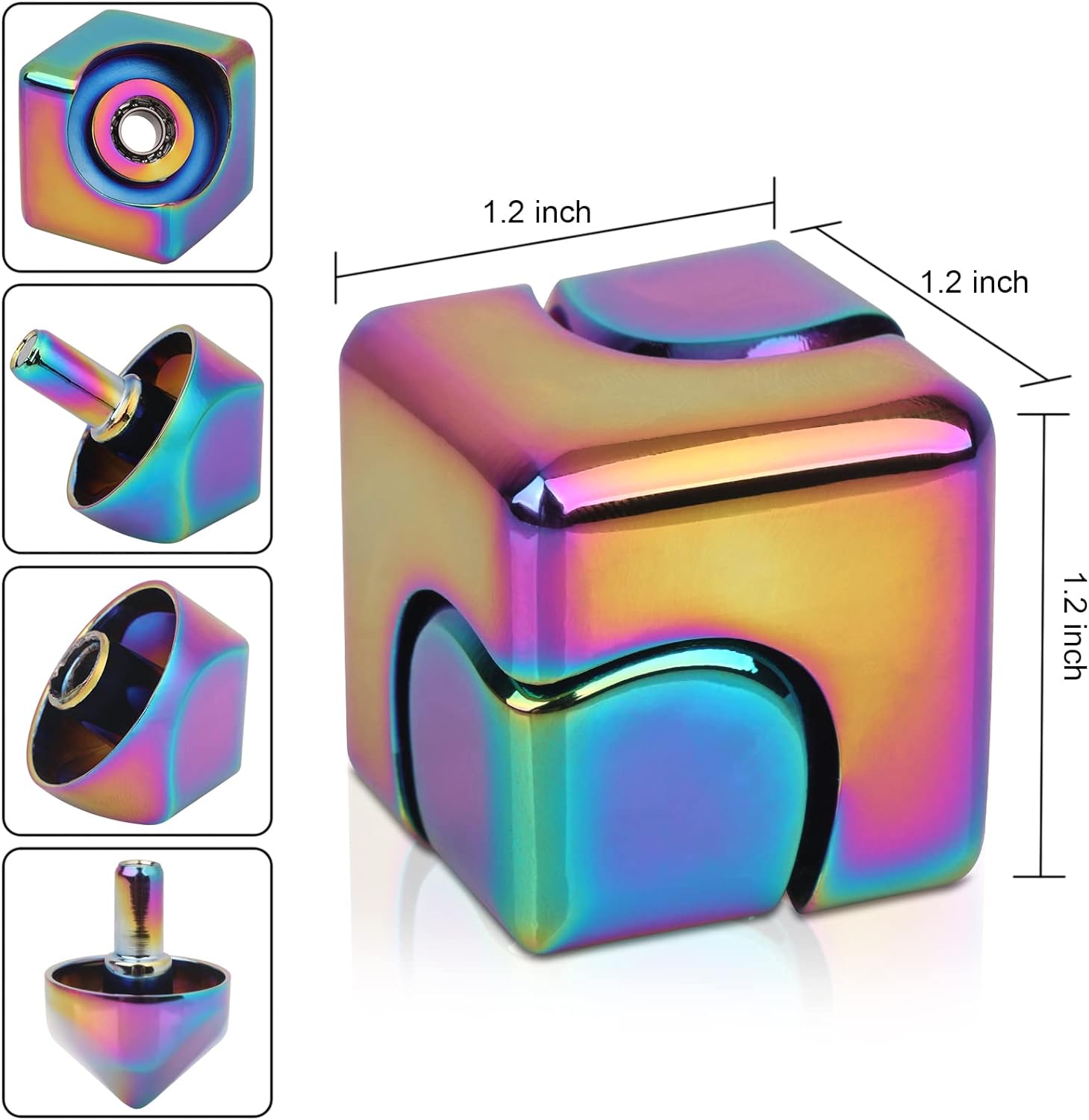 4 spin modes black cube