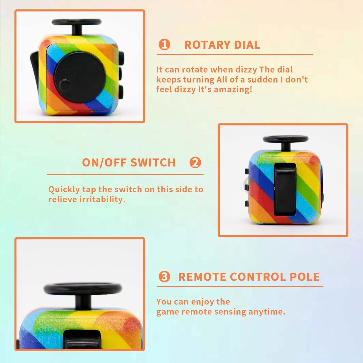 ABS sensory toy cube