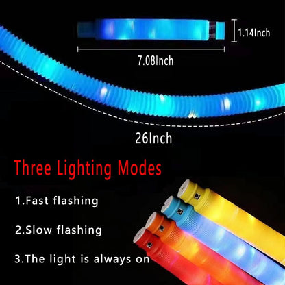 Glow pop tubes 6 colors