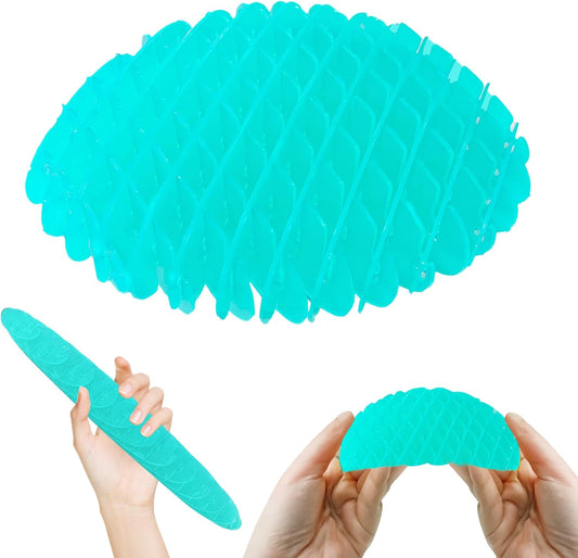 3D printed green stretchy fidget toy