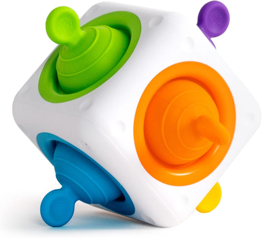 Fat Brain Toys Tugl Cube silicone fidget