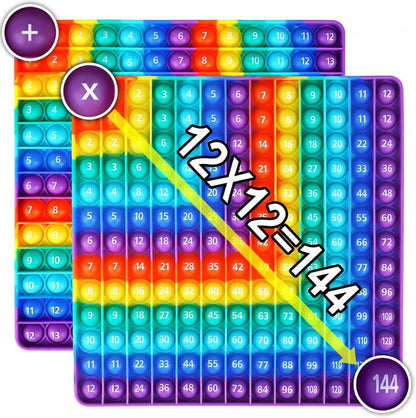 2-in-1 multiplication addition pop fidget