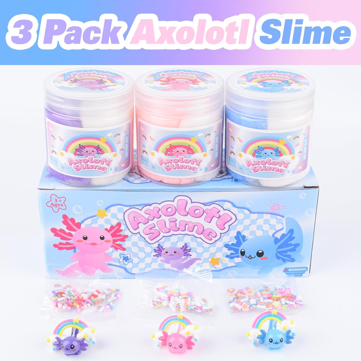 Axolotl charms cloud slime