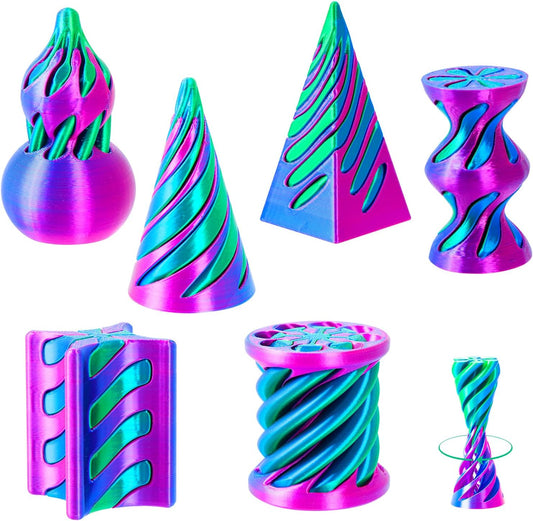 6-pack spiral cone fidget toys
