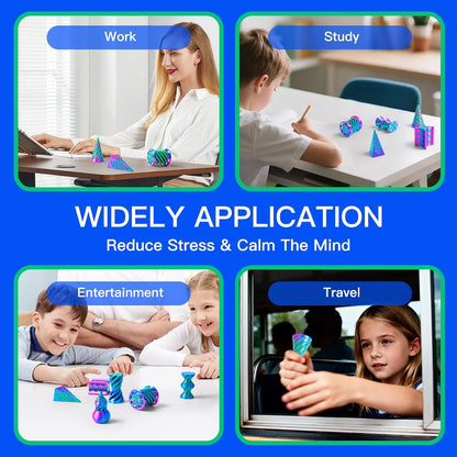 6 cones sensory toy