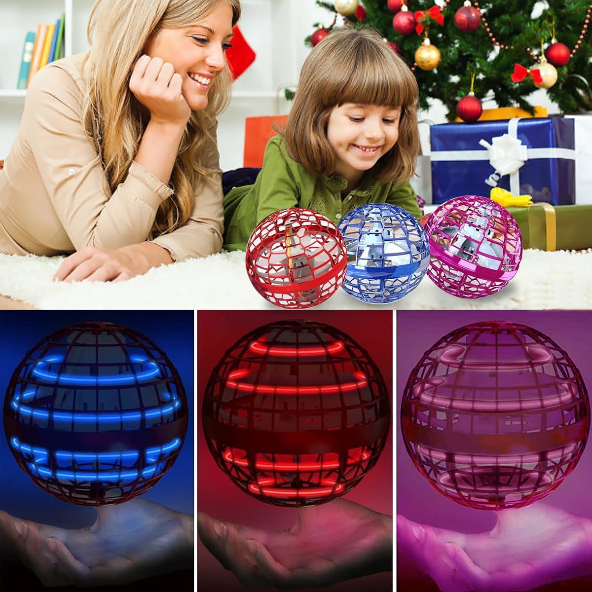 Boomerang ball spinner drone