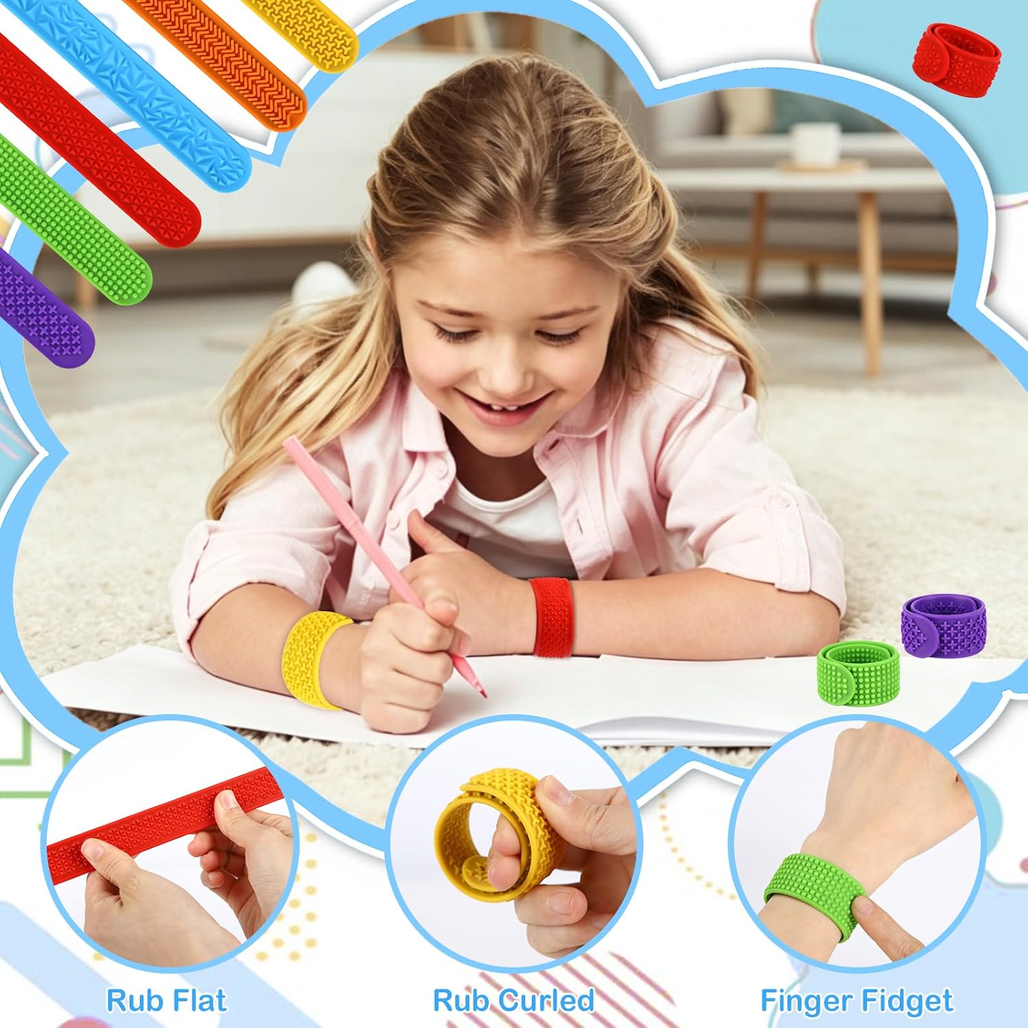 Silicone fidget variety pack