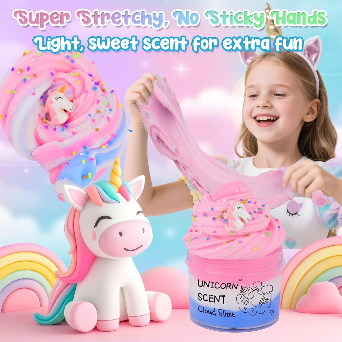 3 layer pastel slime