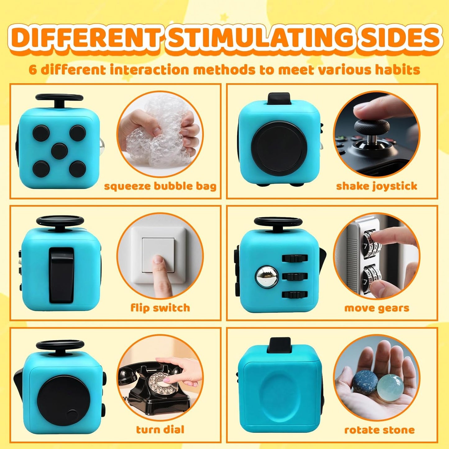 Sensory cube 6 sides
