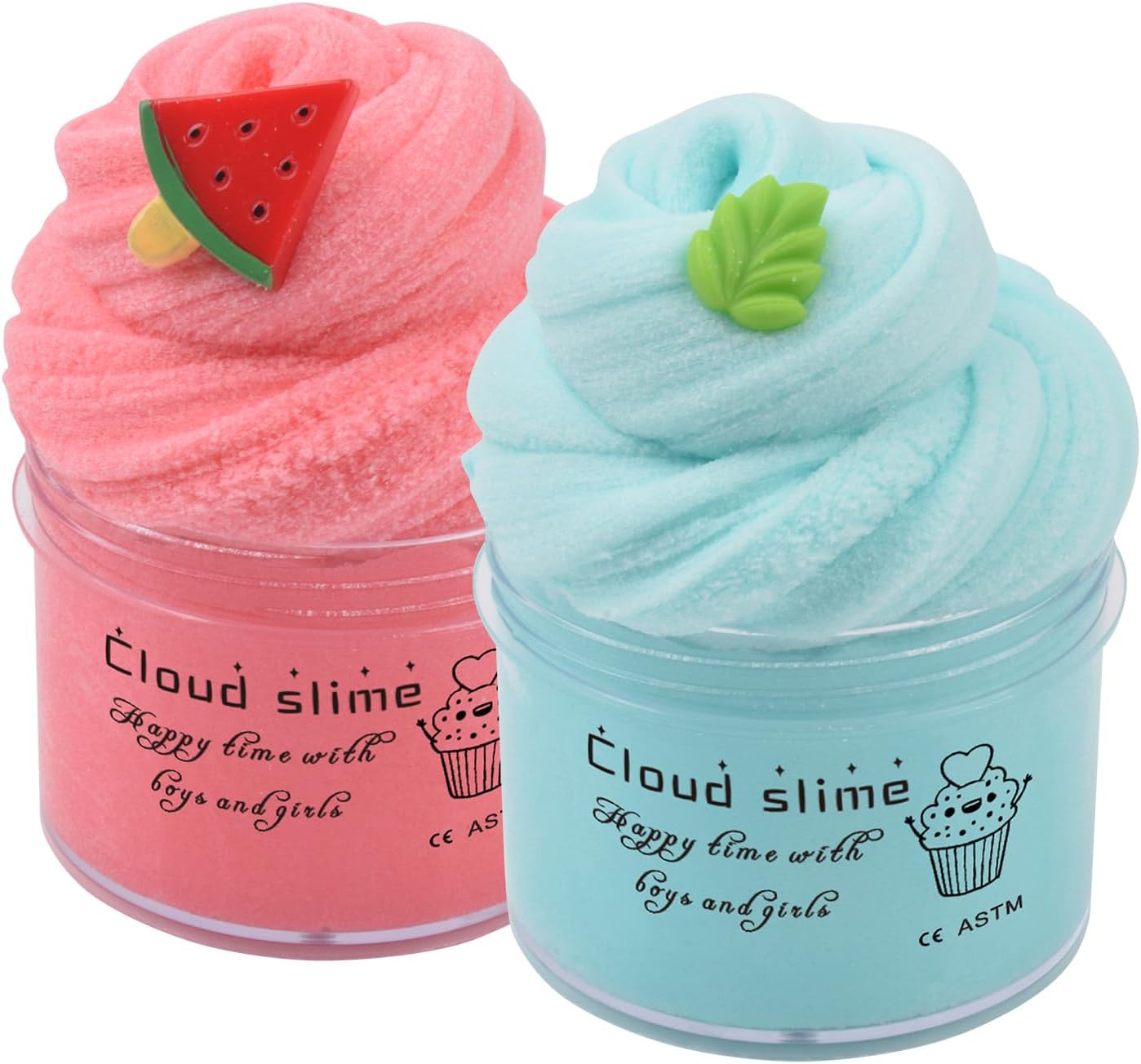 2-pack cloud slime kit gift box