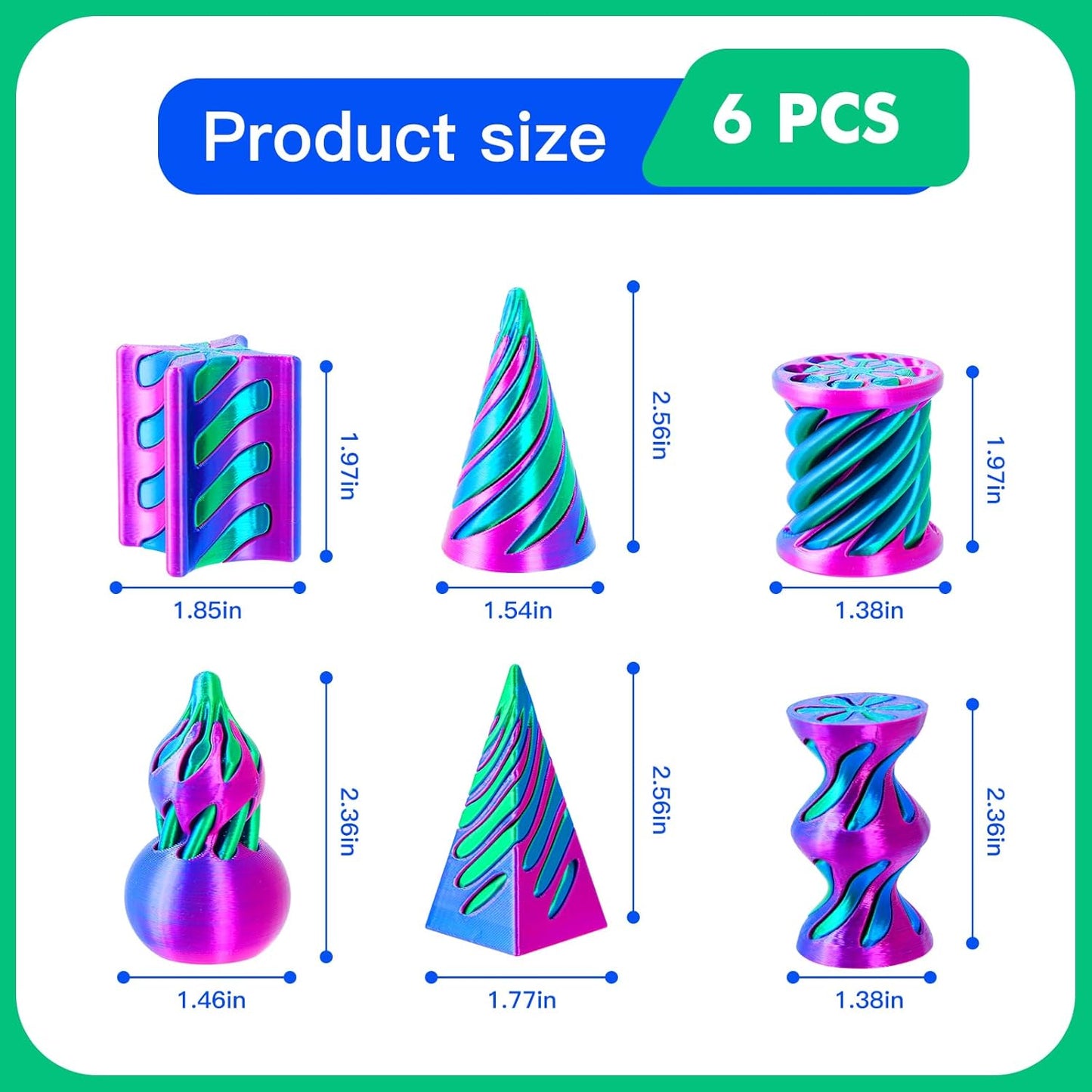 3D printed impossible cone