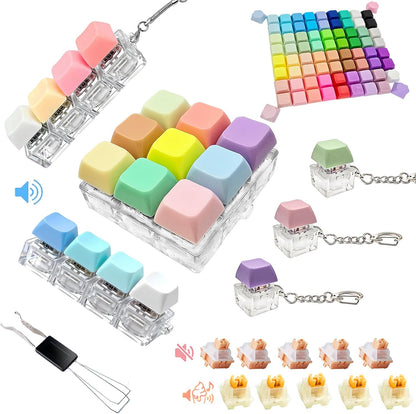 6-pack keyboard fidget clicker set