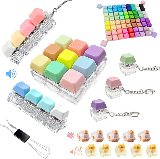 6-pack keyboard fidget clicker set