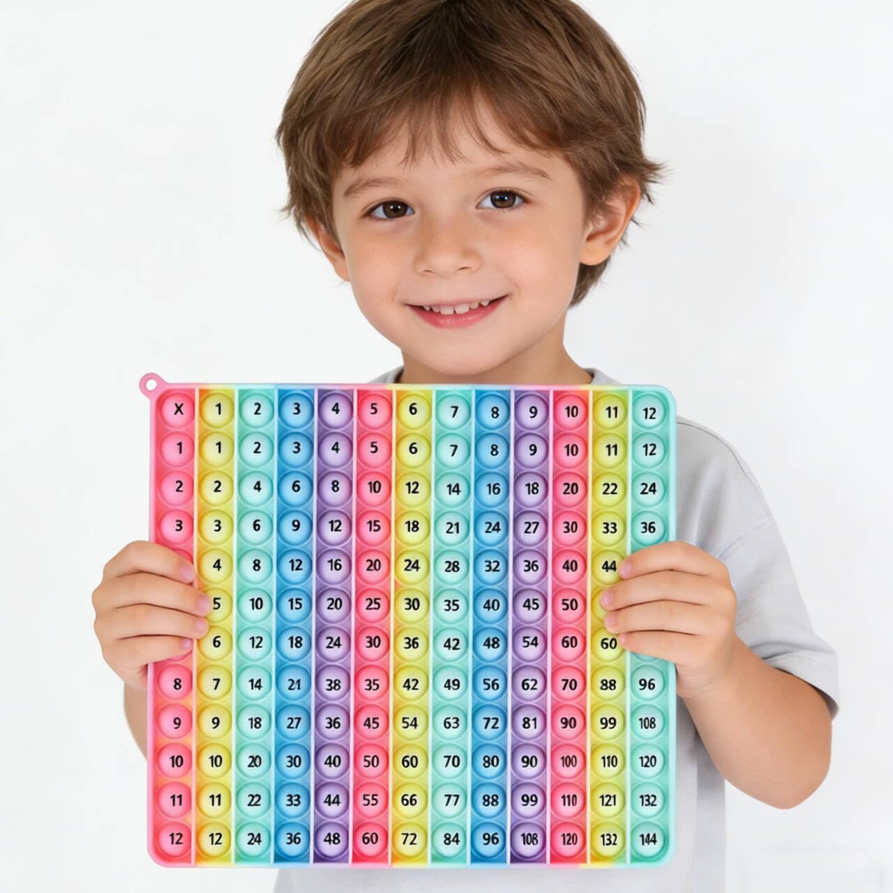 Multiplication table bubble pop