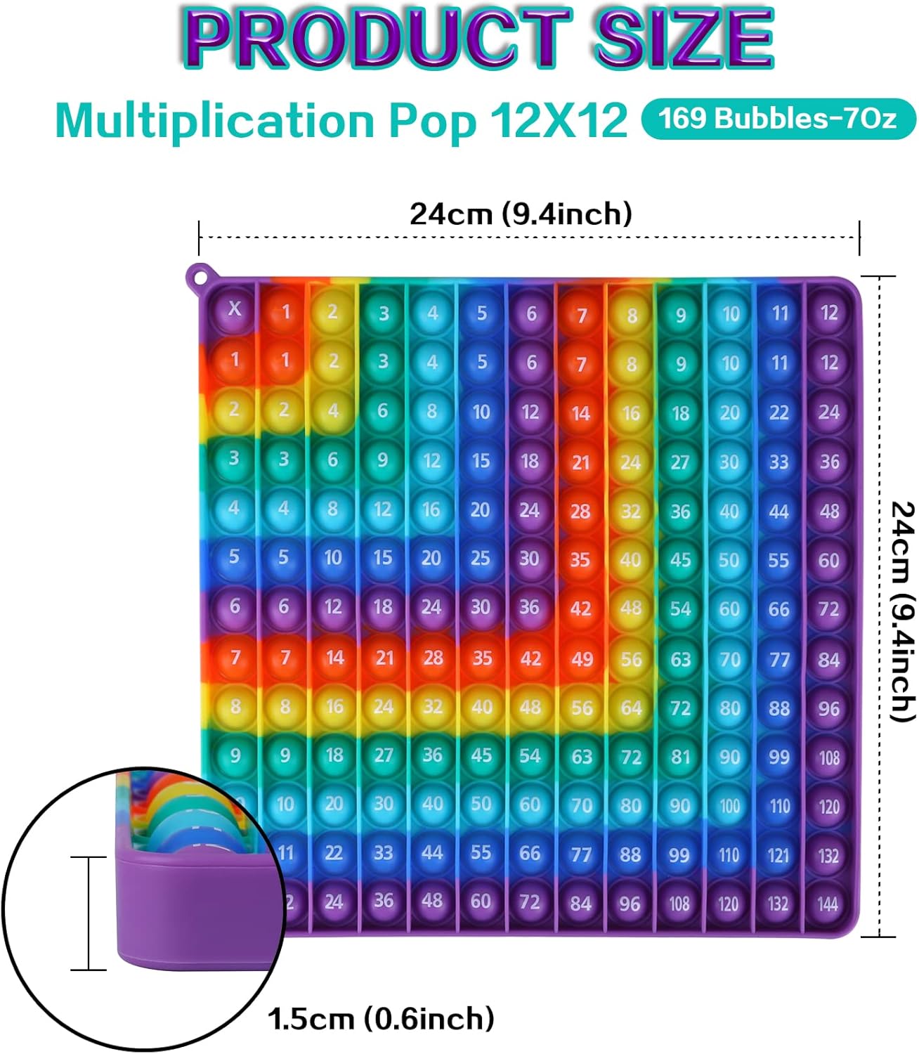 Math learning fidget toy