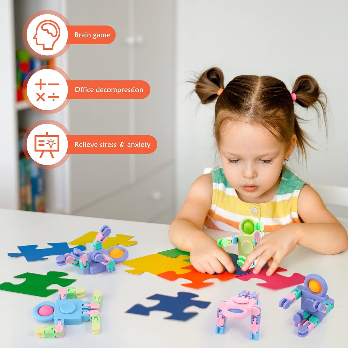 Robot spinner sensory toy