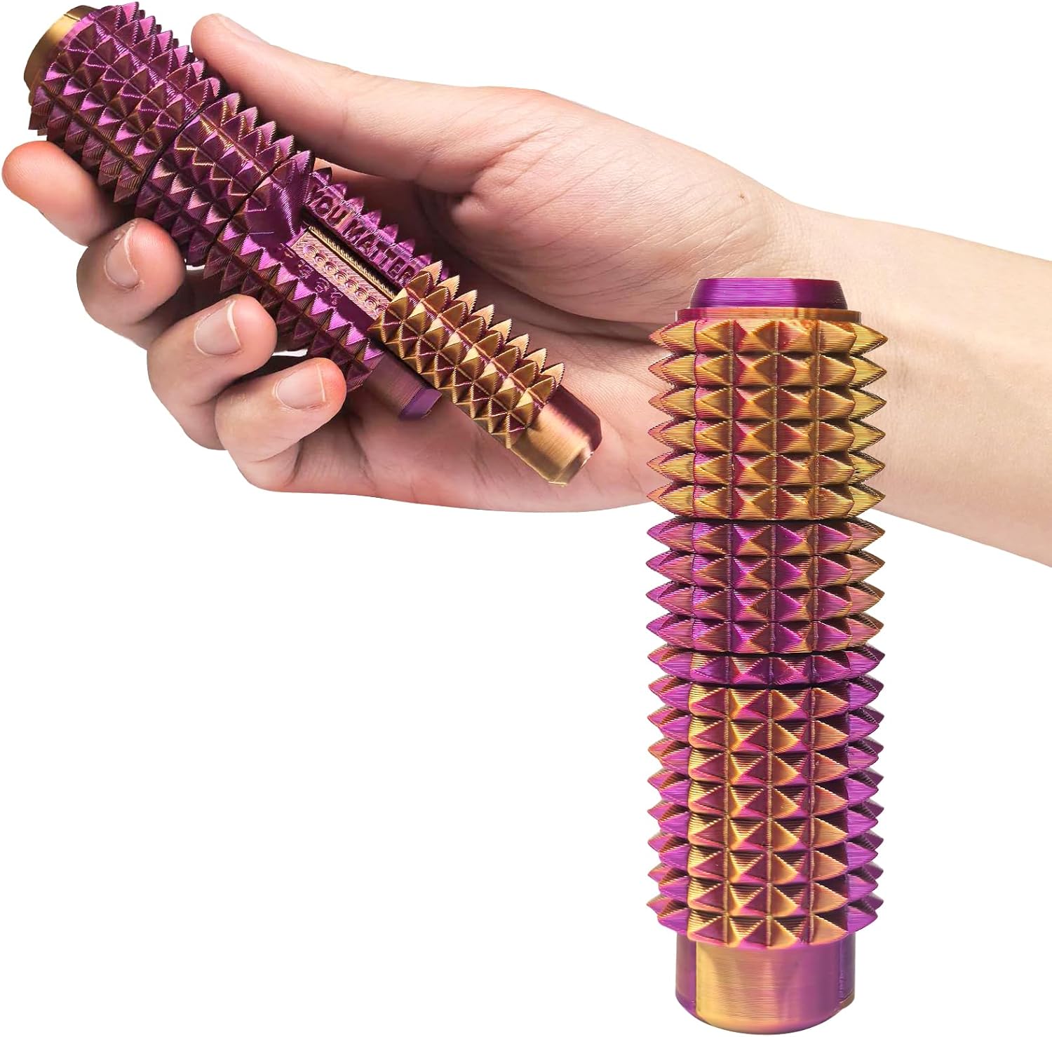 5-in-1 fidget rose red gold