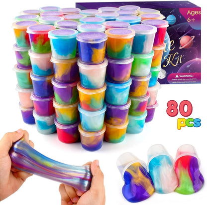 80-pack mini galaxy slime