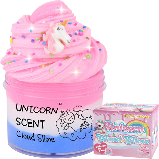 Unicorn cloud slime pastel gift box