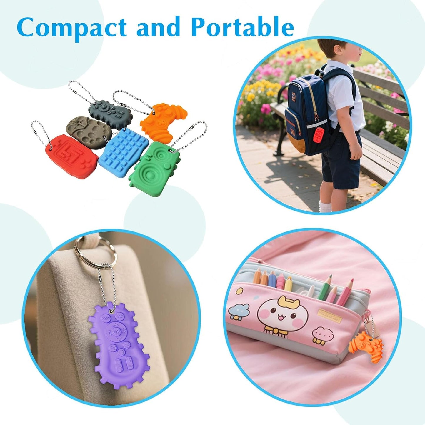 Gamepad sensory toys