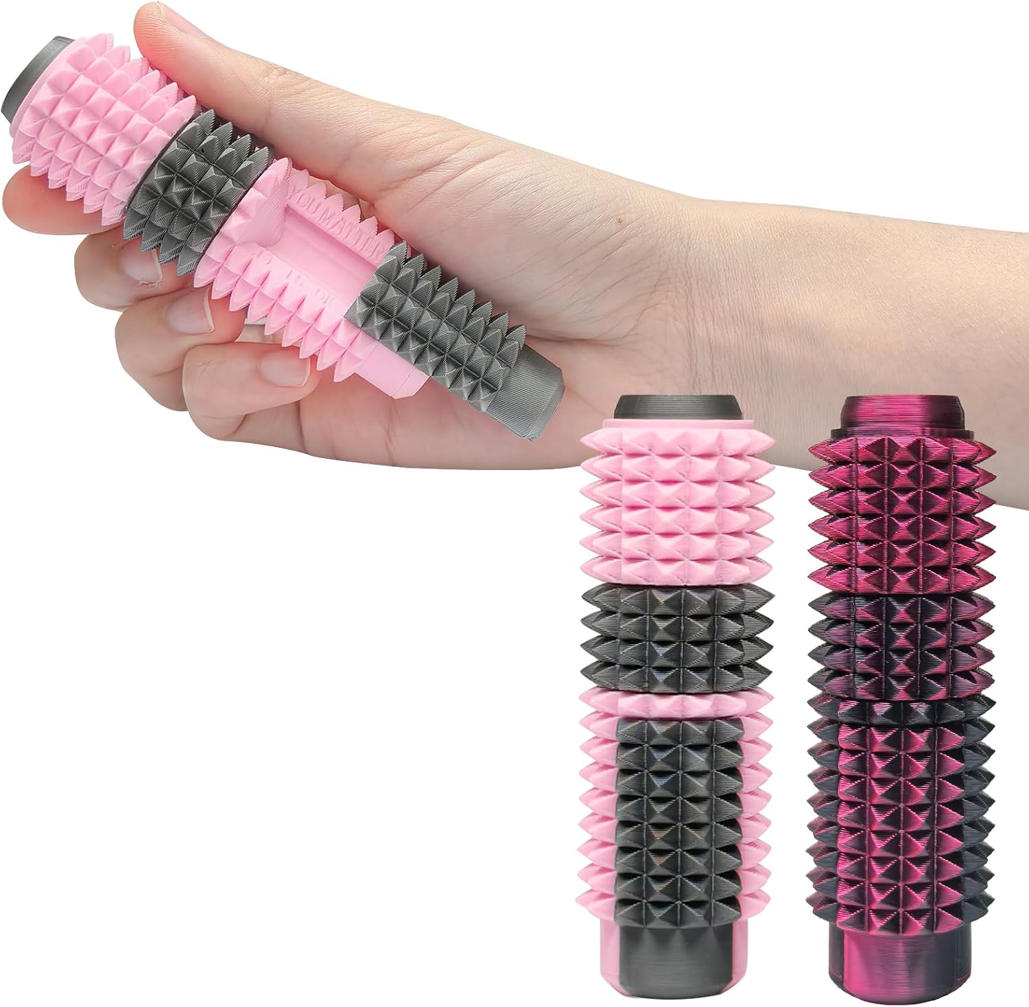 5-in-1 fidget 2-pack red pink