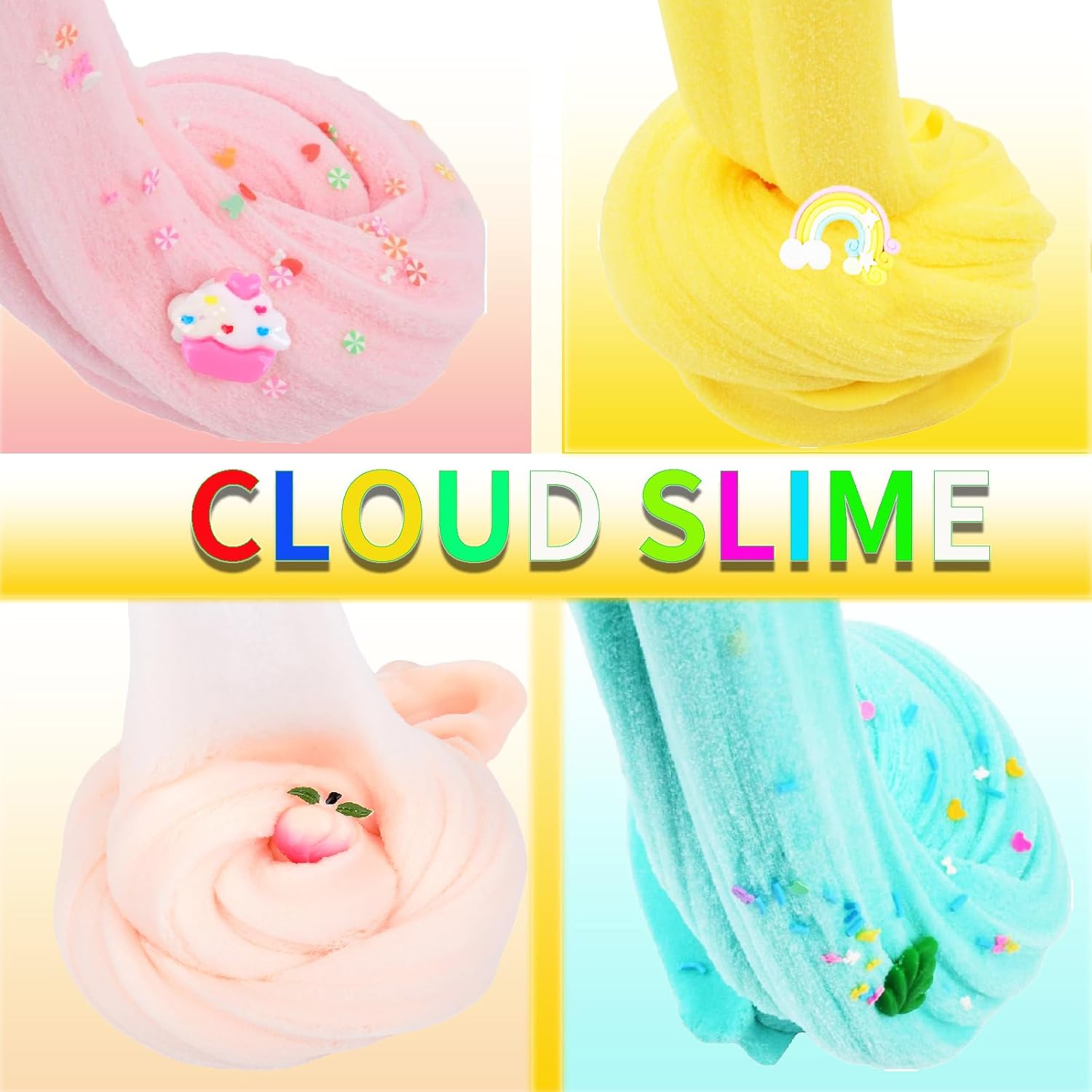 Fluffy cloud slime