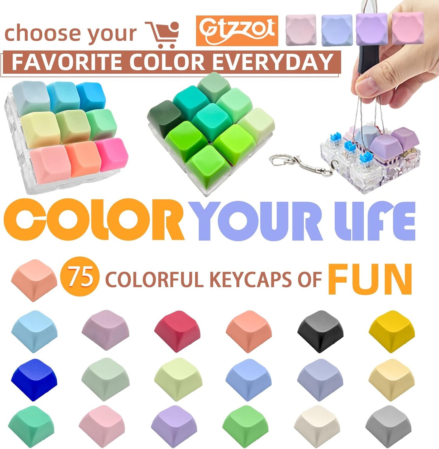 Clicky creamy silent switches