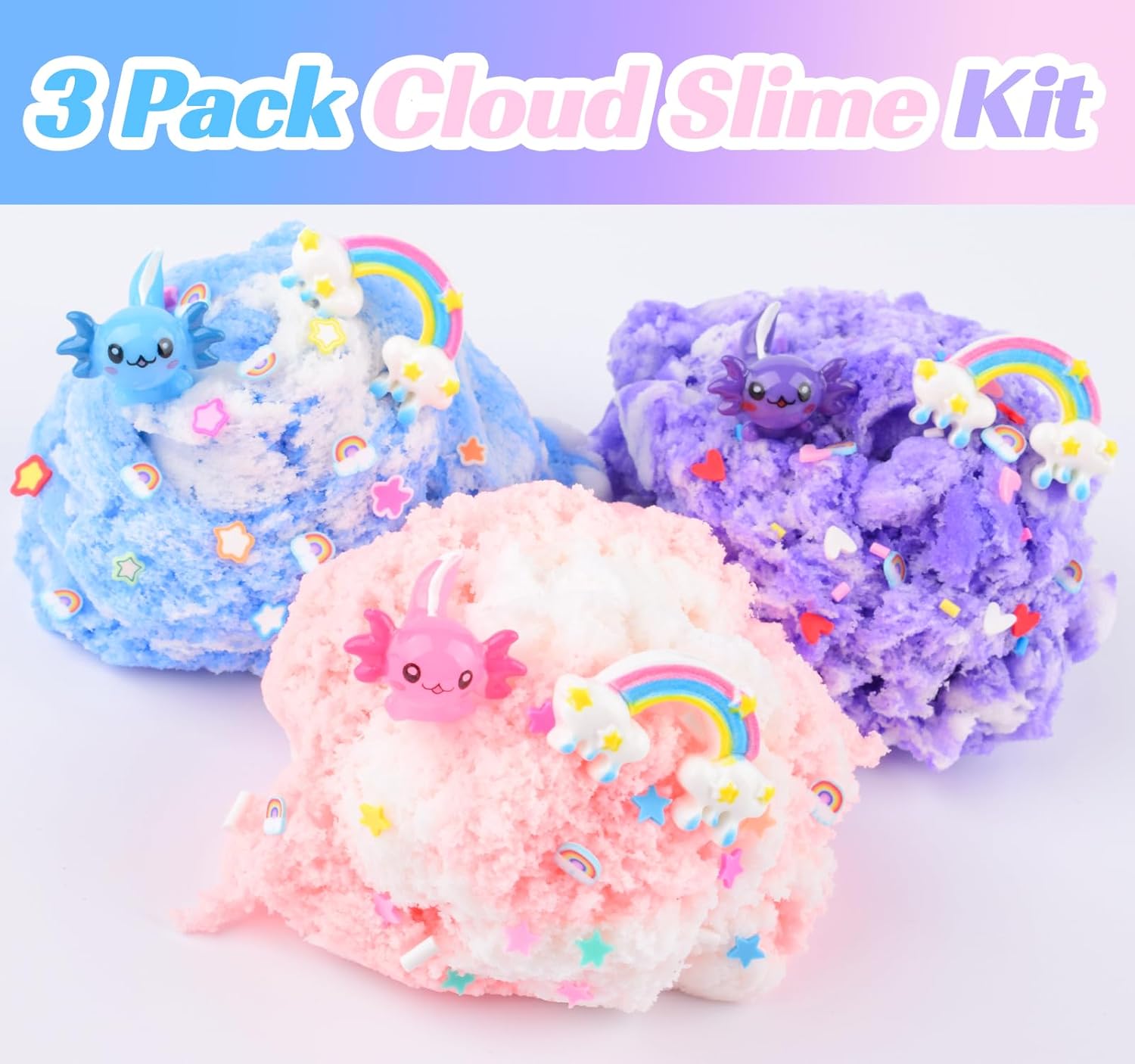 Scented axolotl slime kit