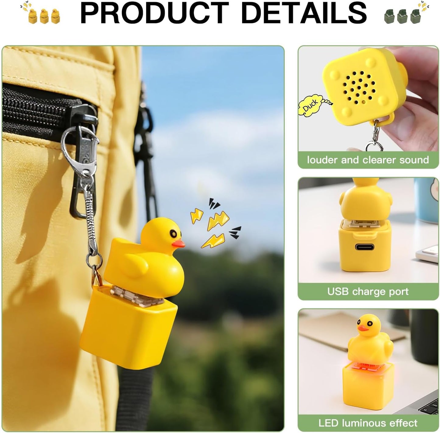 Rechargeable light up duck