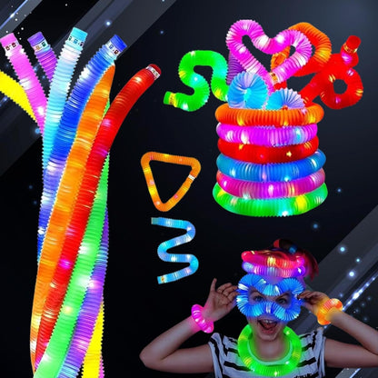Light up pop tube kids