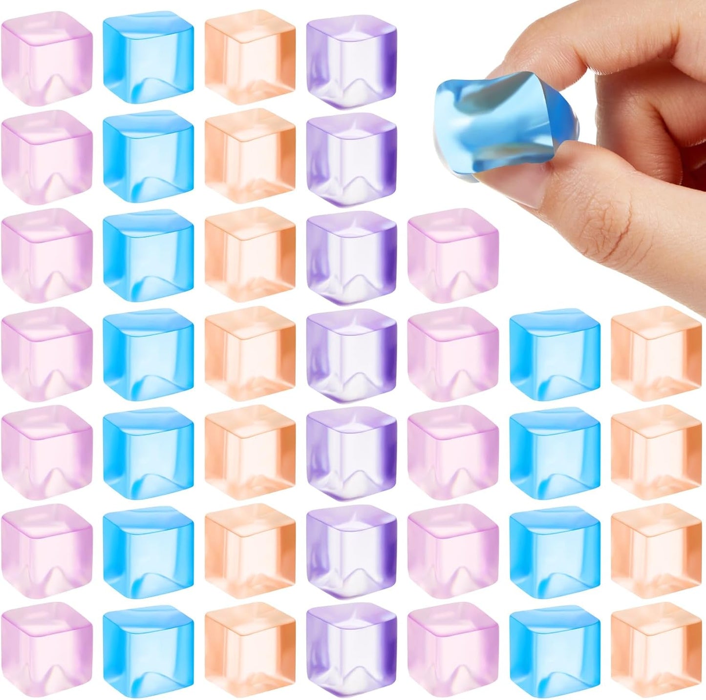 50-pack mini fidget cube stress balls