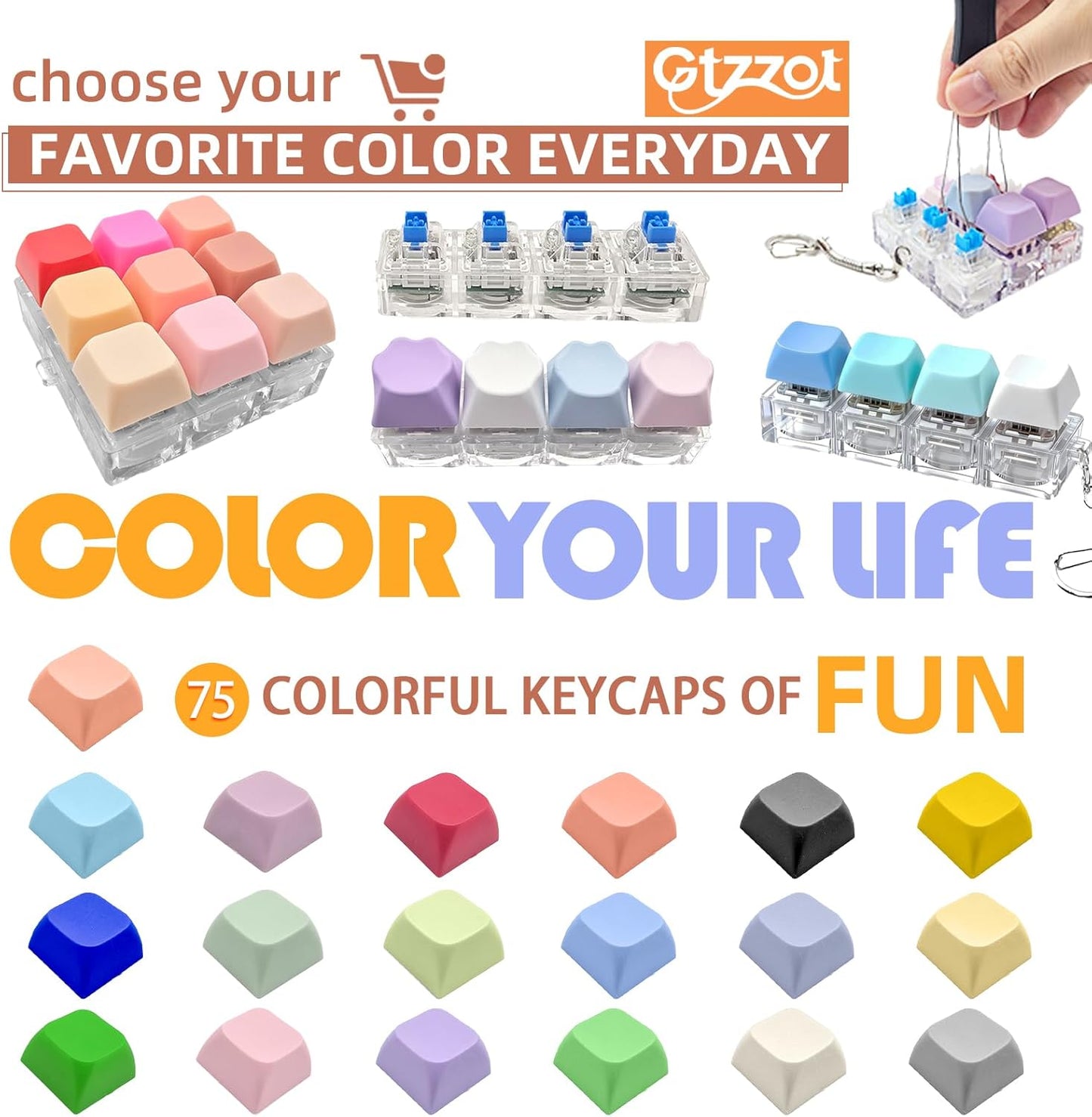 Hot swap keyboard switches