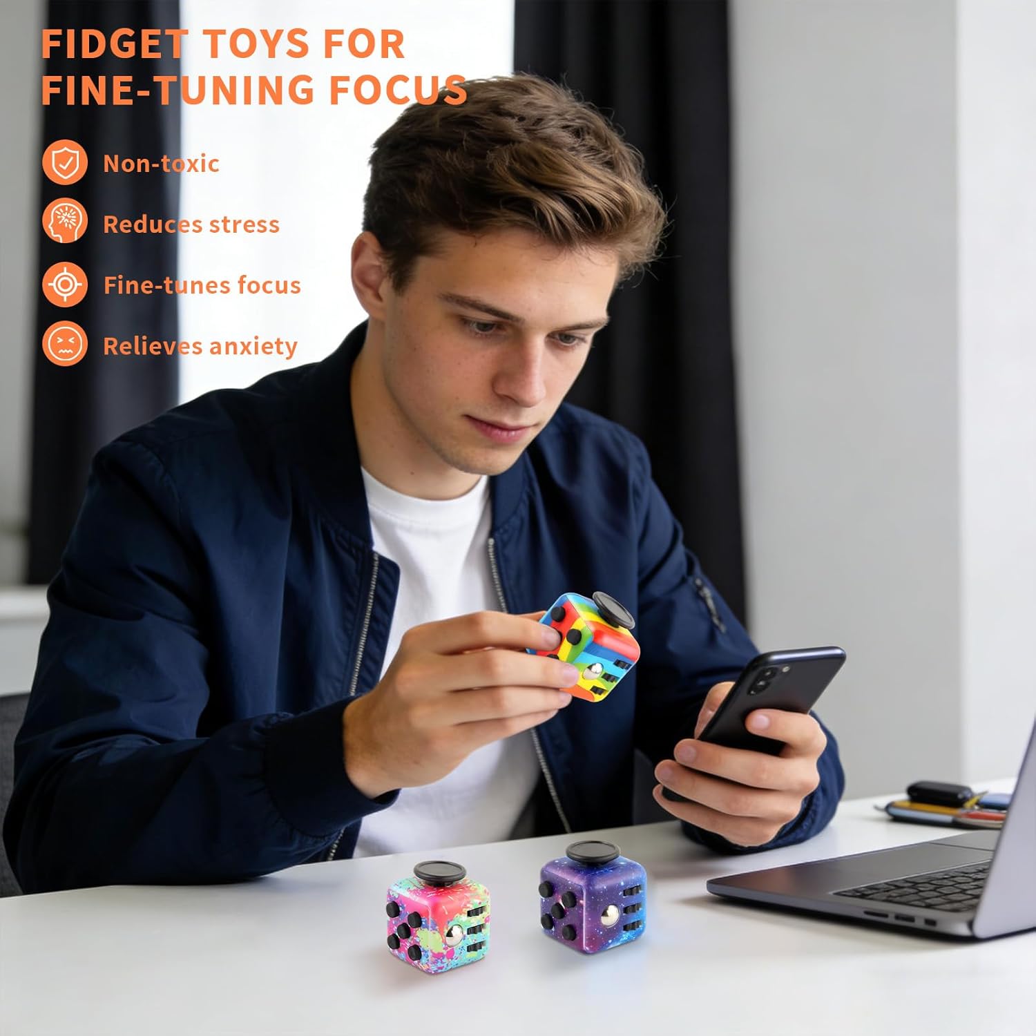 Fidget cube 4 pack set