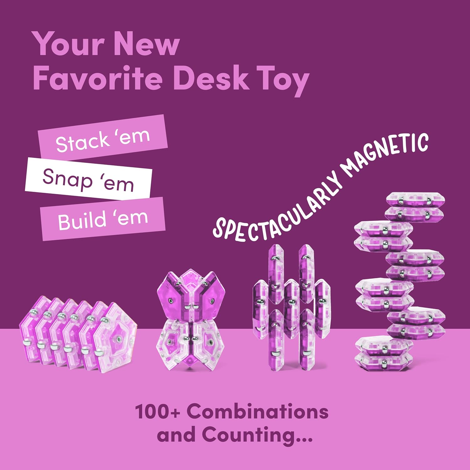 Geode fidget desk sculpture