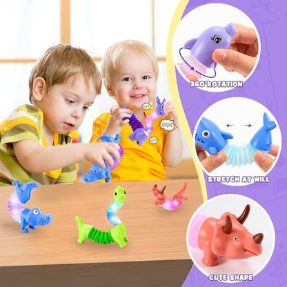 Dinosaur giraffe pop tube