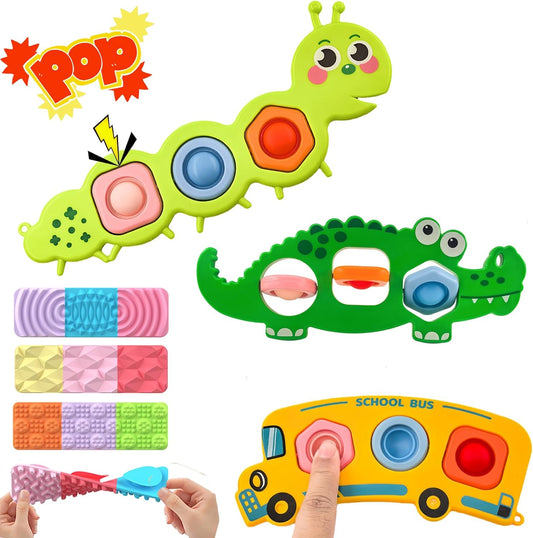 7-piece sensory travel fidget pack toddler