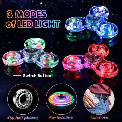 Crystal LED kids spinner