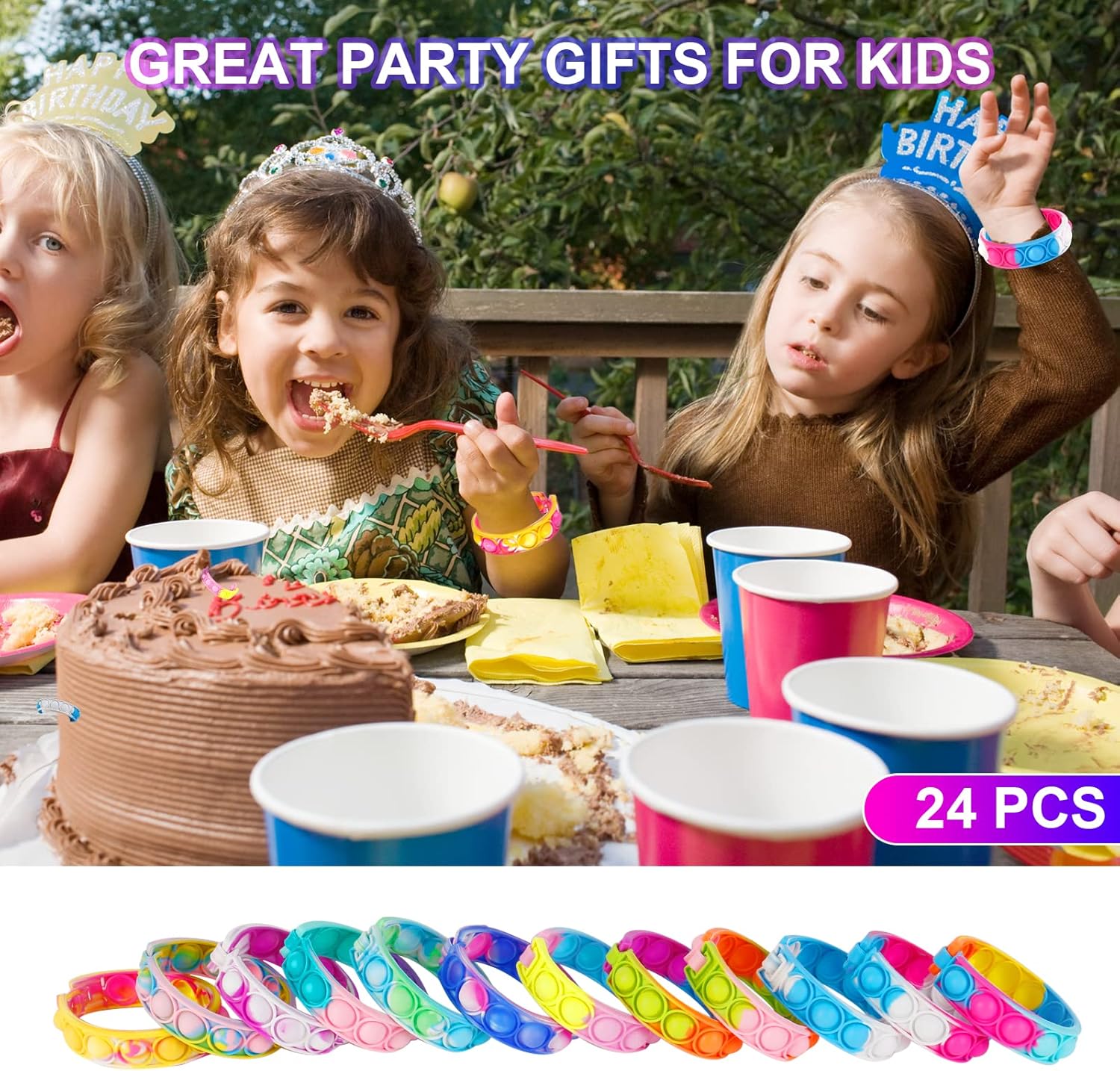 Pop fidget kids bracelet