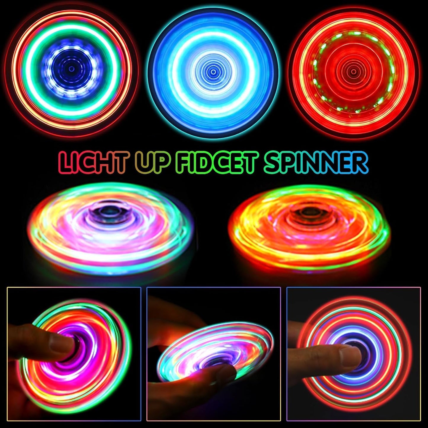 Glow in the dark spinner