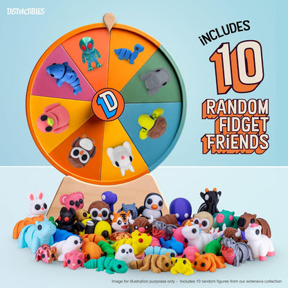 10 articulated fidget animals