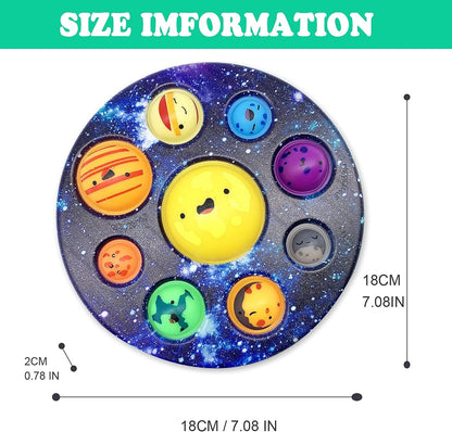 Galaxy solar system pop toy
