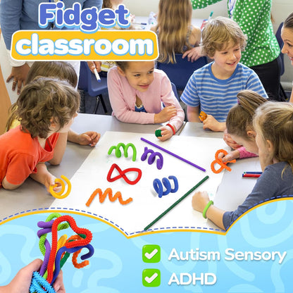 Silicone fidget sticks ADHD