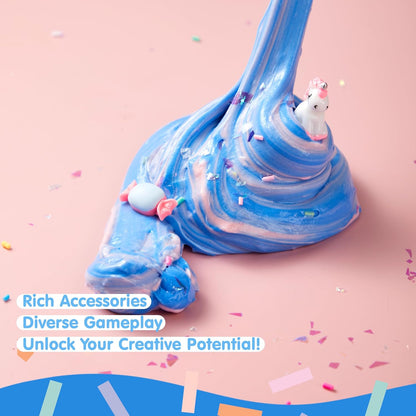Unicorn slime stretchy
