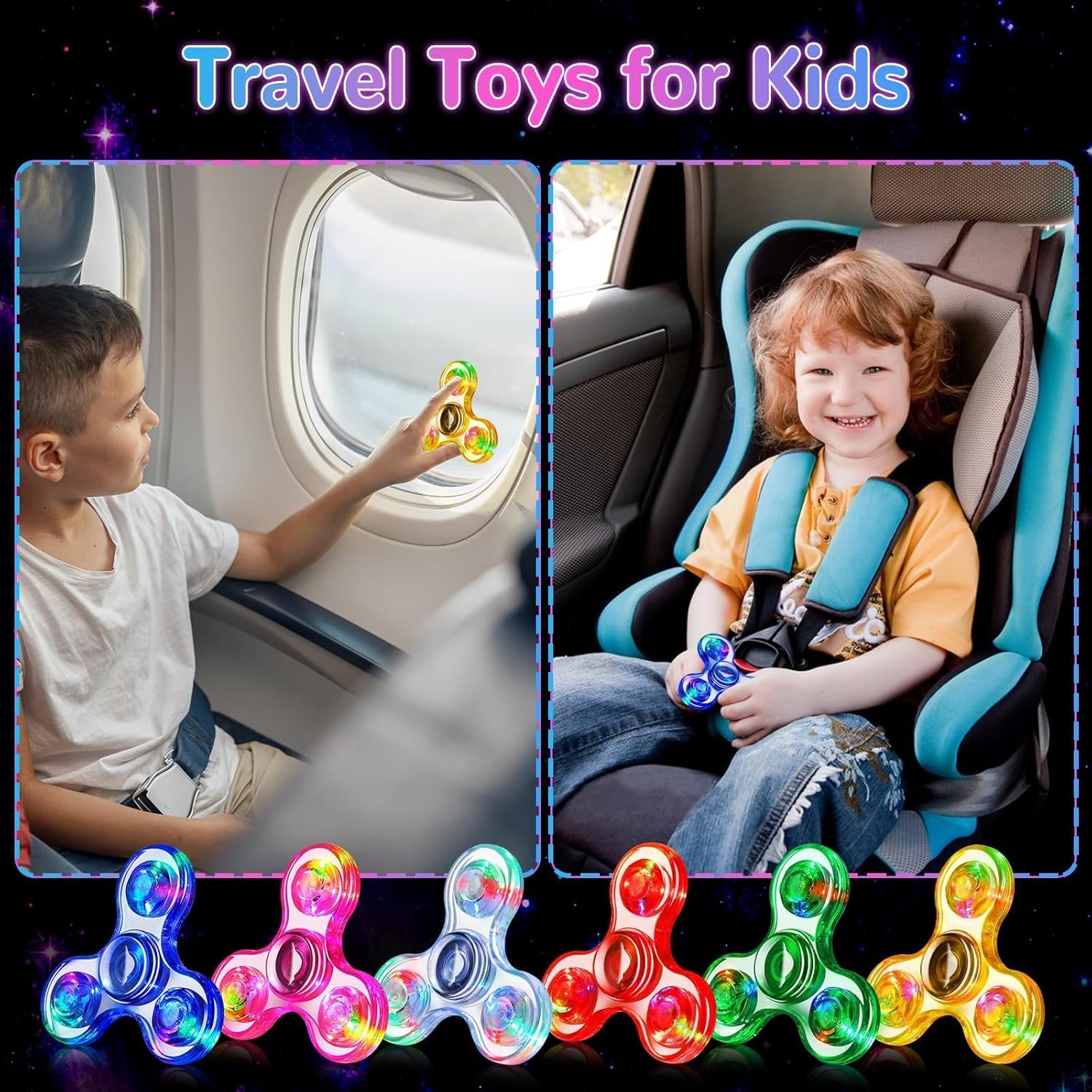 Crystal ABS light-up spinner